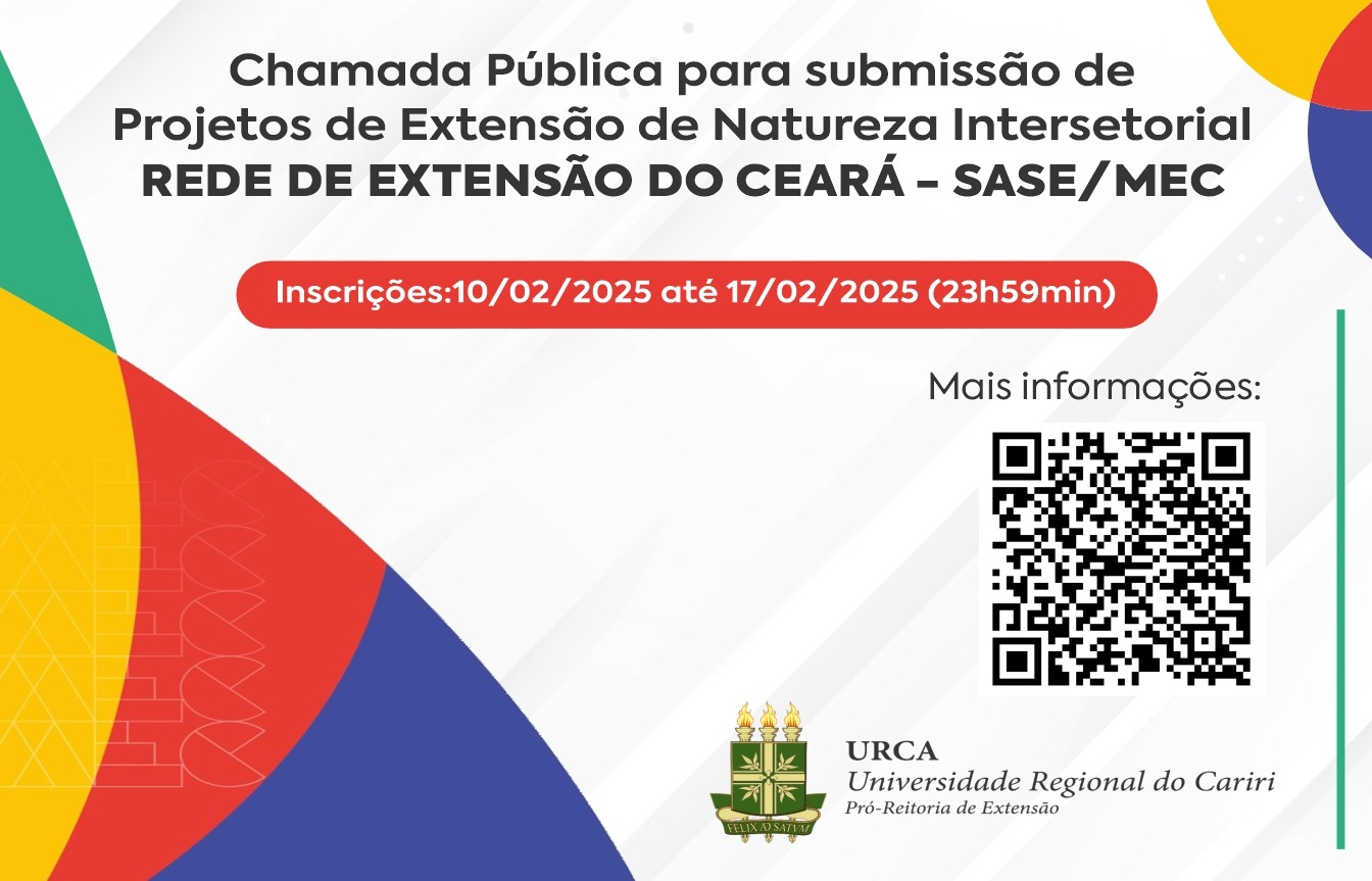 Chamada à Comunidade Acadêmica para Contribuir com a Rede de Extensão do Ceará